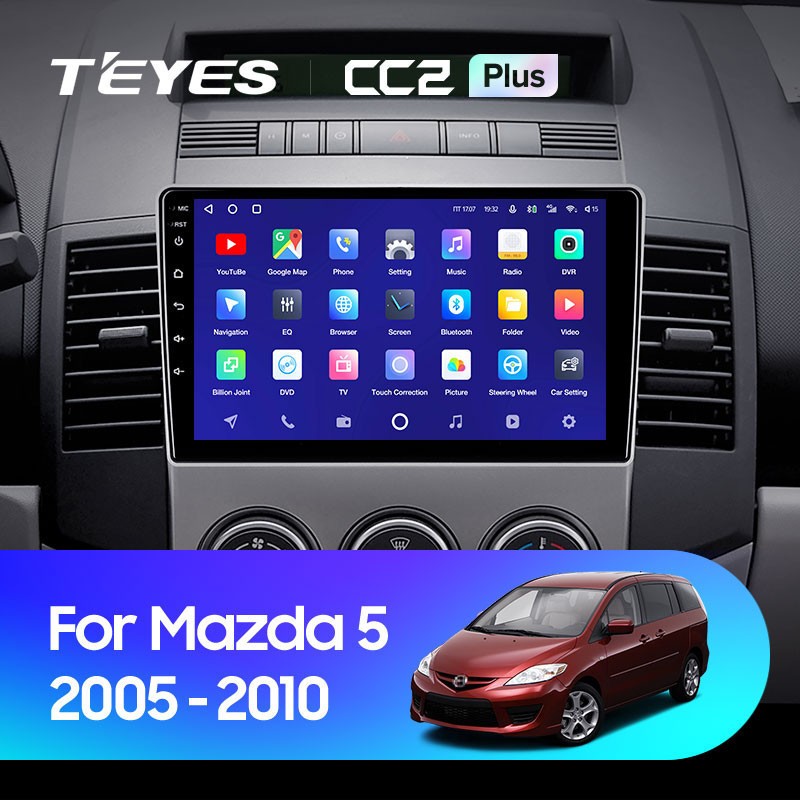 Штатная магнитола Teyes CC2L Plus 232 Mazda 5 2 CR 2005-2010 2170000₽