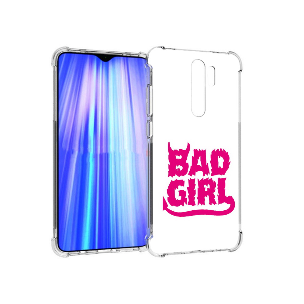 

Чехол MyPads Tocco для Xiaomi Redmi Note 8 Pro плохая девочка (PT135544.276.545), Прозрачный, Tocco
