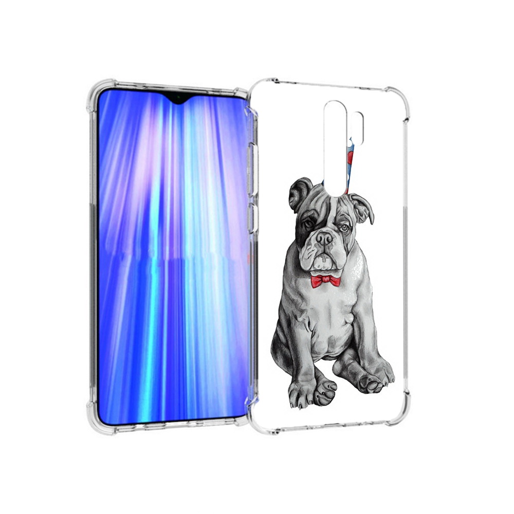 

Чехол MyPads Tocco для Xiaomi Redmi Note 8 Pro праздничный щенок (PT135544.276.554), Прозрачный, Tocco