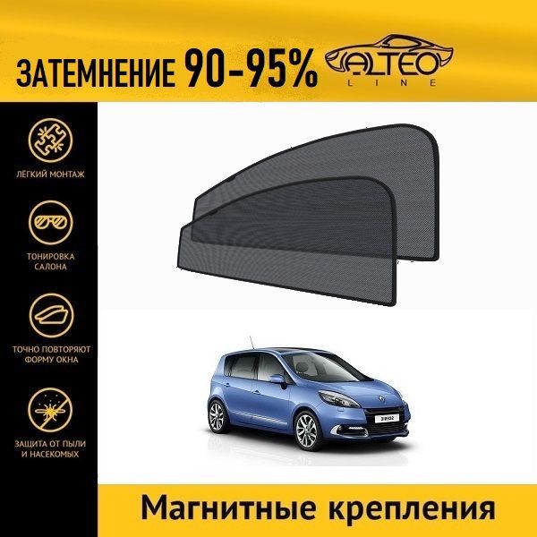 

Автошторки ALTEO на Renault Scenic 3 рестайлинг (2012-2013)