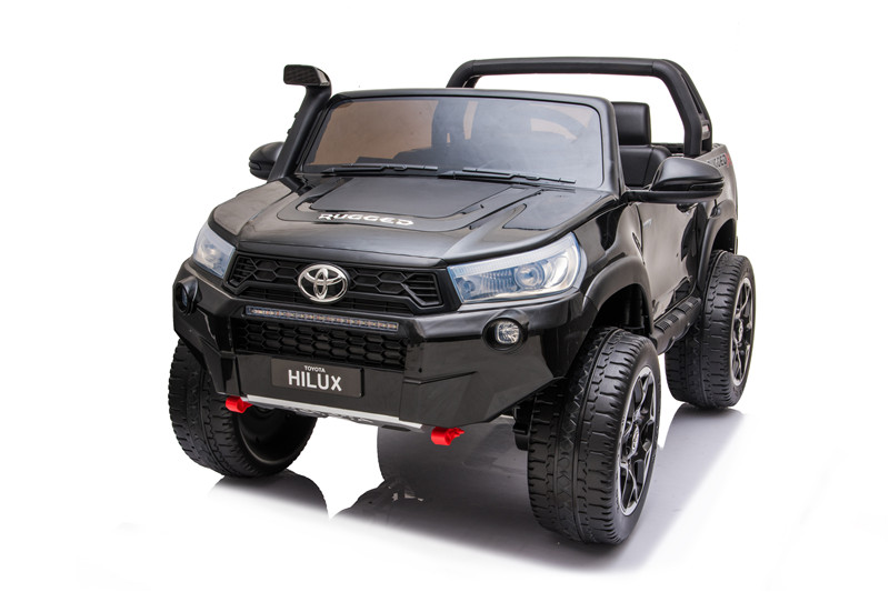 фото Электромобиль rivertoys toyota hilux черный глянец dk-hl850