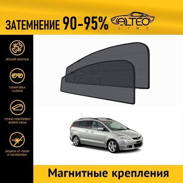 

Автошторки ALTEO на Mazda Premacy 2 (2005-2010)