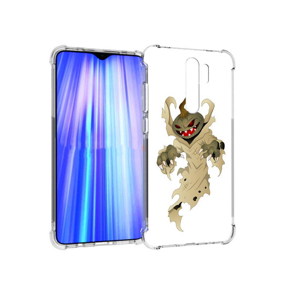 

Чехол MyPads Tocco для Xiaomi Redmi Note 8 Pro призрак хэллоуина (PT135544.276.555), Прозрачный, Tocco
