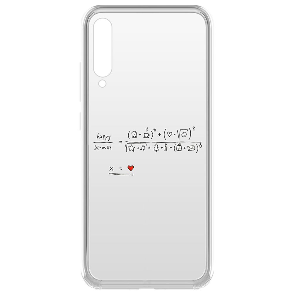 фото Чехол-накладка krutoff clear case праздничная формула для xiaomi mi a3