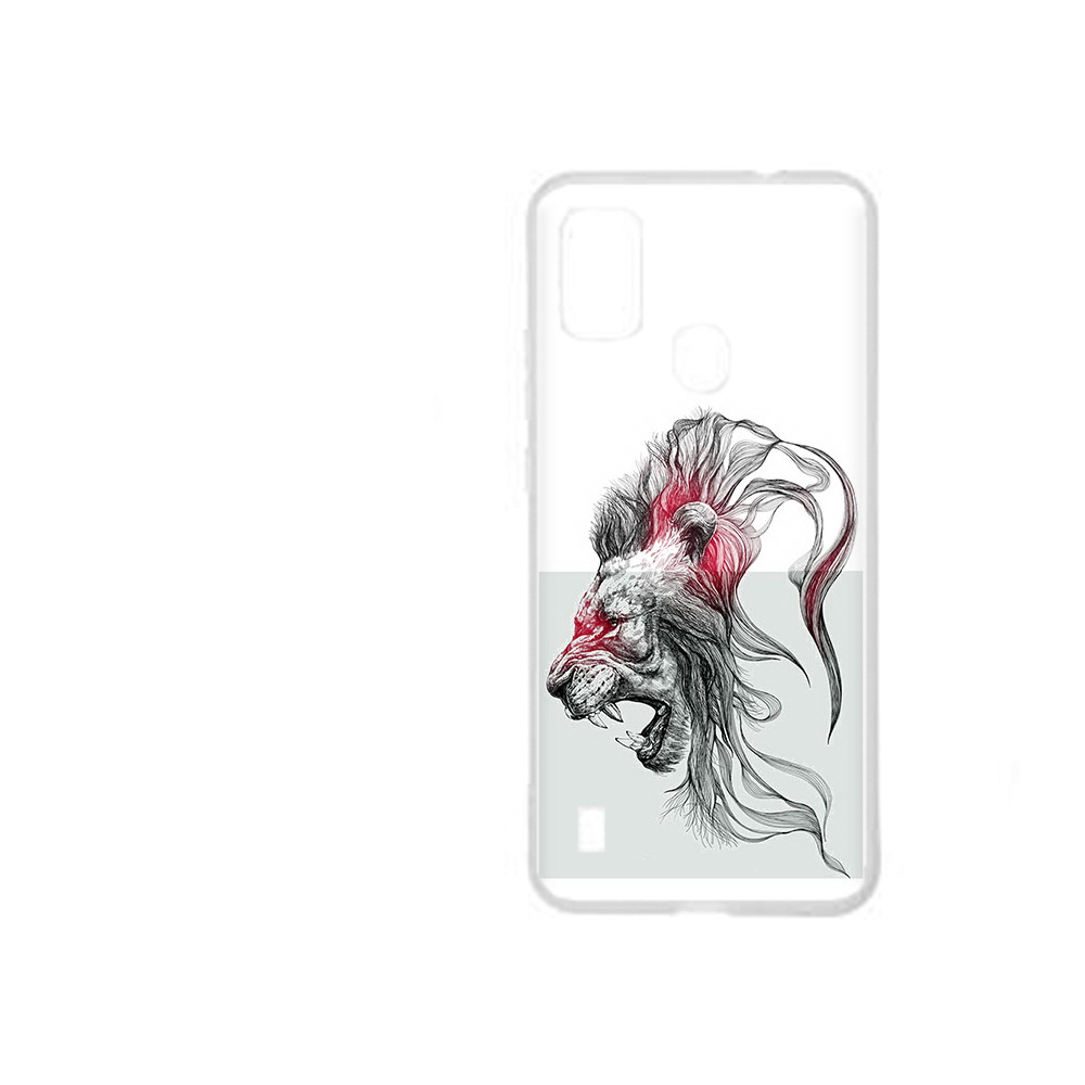 Чехол MyPads Tocco для ZTE Blade A51 разъяренный лев (PT160198.458.576)