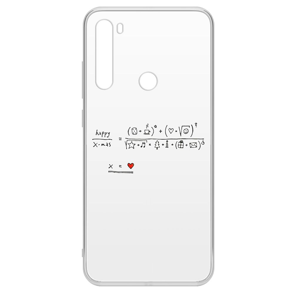 

Чехол-накладка Krutoff Clear Case Праздничная формула для Xiaomi Redmi Note 8T