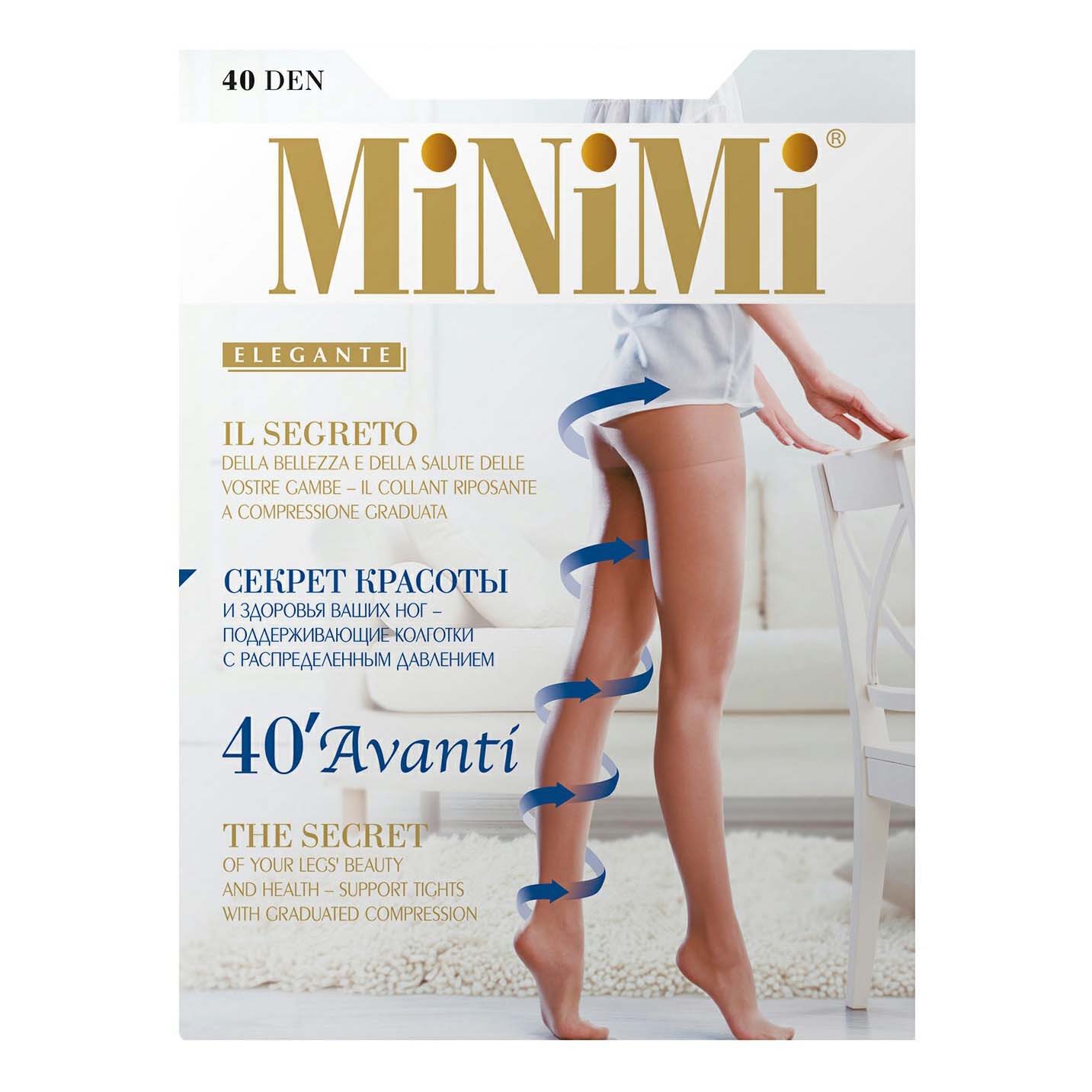 

Колготки женские Minimi черные 3