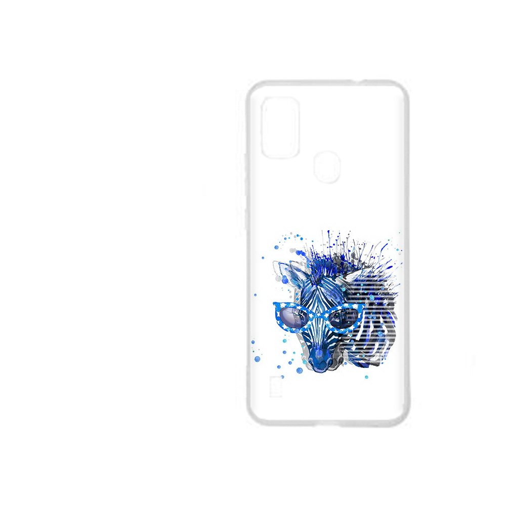

Чехол MyPads Tocco для ZTE Blade A51 расплывчатая зебра (PT160198.458.577), Прозрачный, Tocco