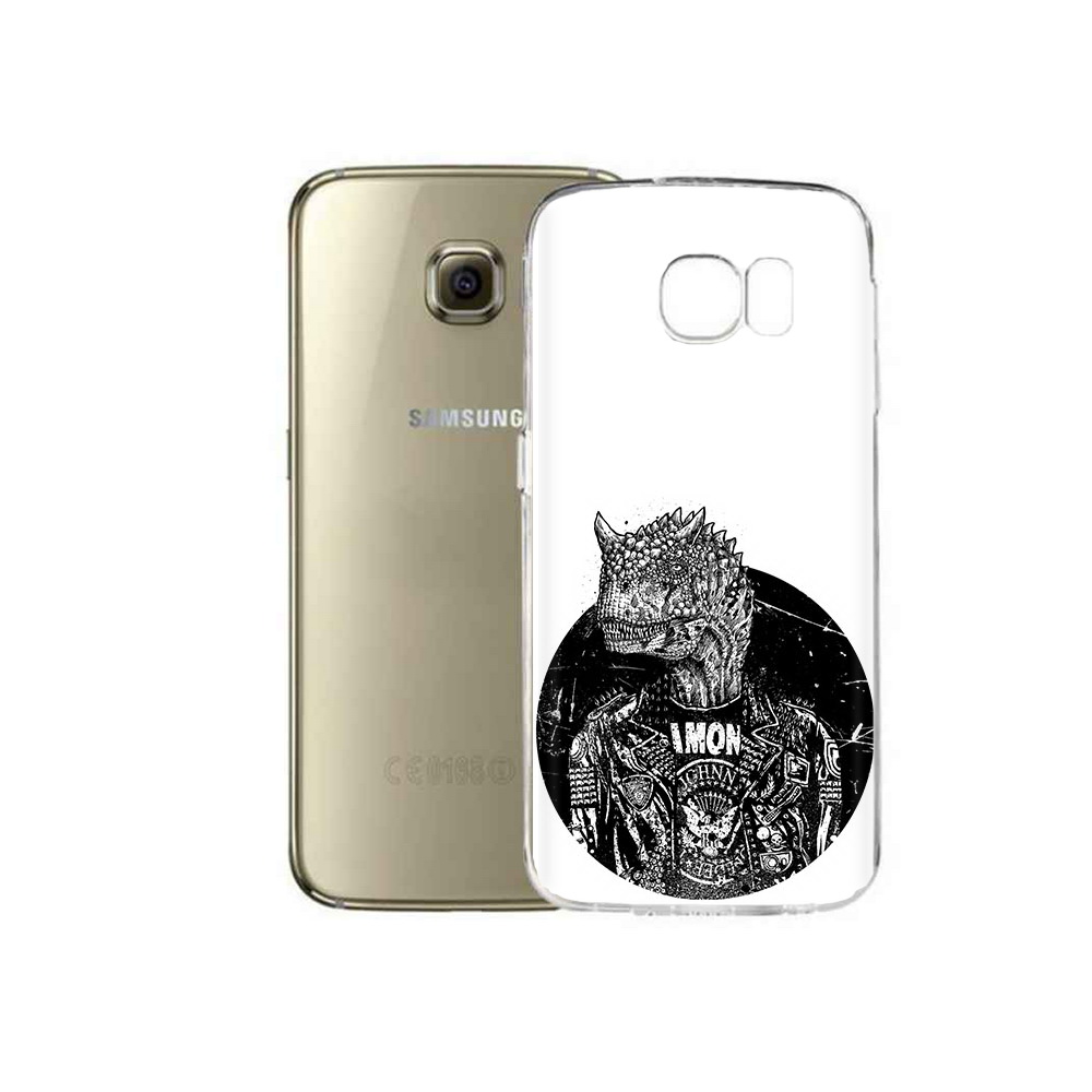 

Чехол MyPads Tocco для Samsung Galaxy C5 Pro динозавр в куртке (PT61139.577.328), Прозрачный, Tocco