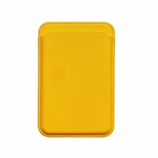 фото Чехол-визитница leather wallet magsafe желтый k-doo