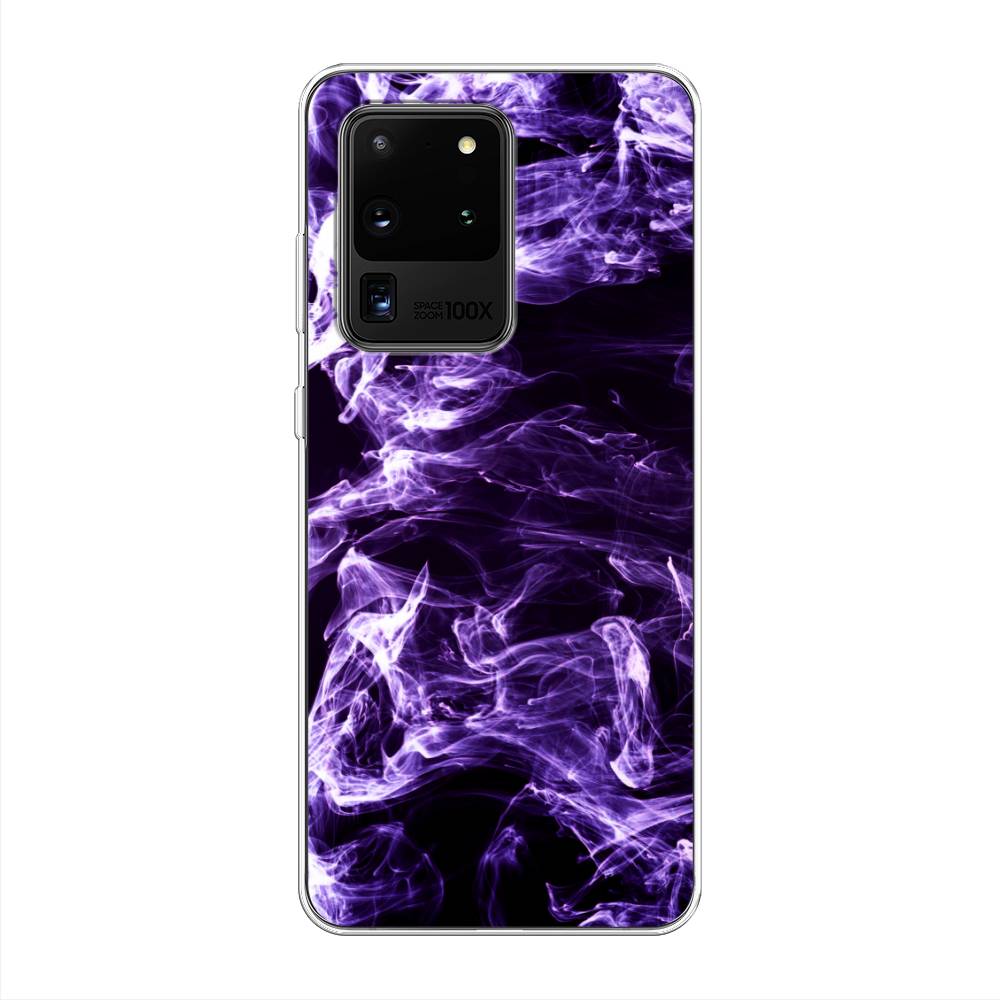 

Чехол на Samsung Galaxy S20 Ultra "Фиолетовый дым", Фиолетовый;белый;черный, 29450-3