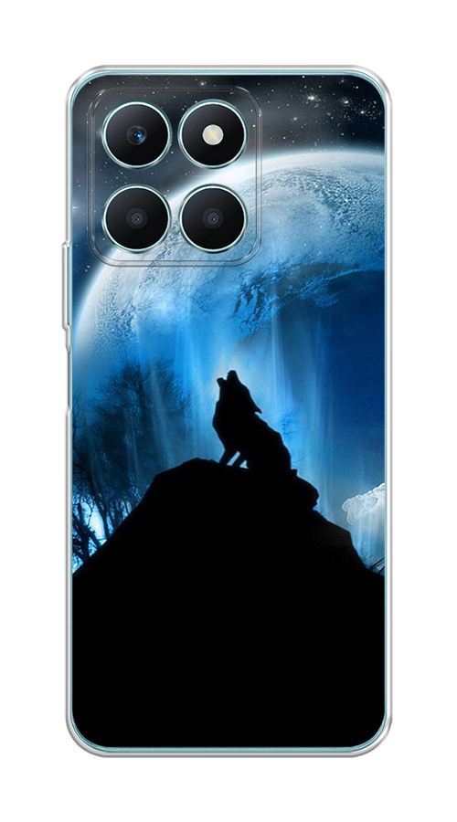 

Чехол на Honor X6A "Волк 2", Синий;черный;белый, 6122050-1