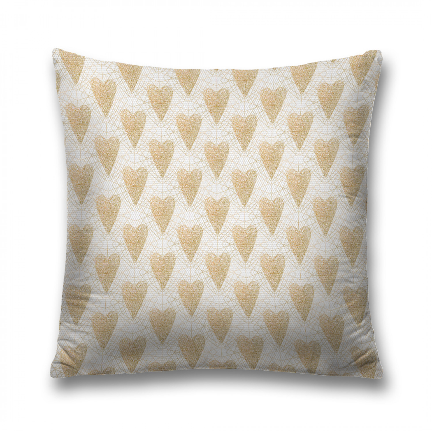 

Наволочка декоративная JoyArty "Сердца в паутине" на молнии, 45x45 см, Сердца в паутине