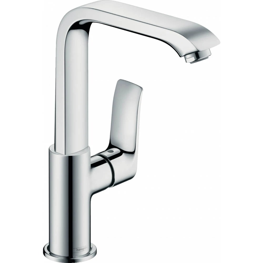 фото Смеситель для раковины hansgrohe metris 31187000 с поворотным изливом