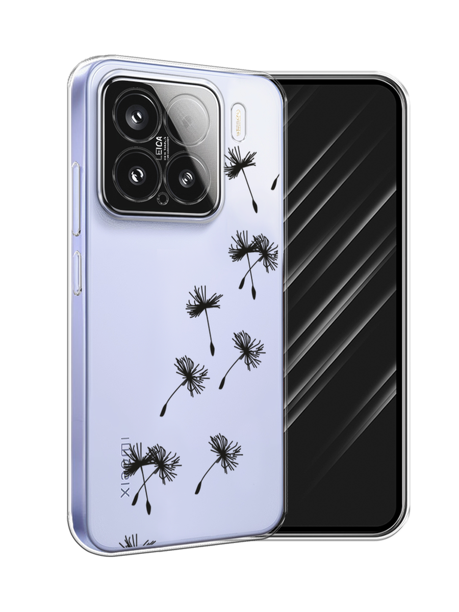 

Чехол Awog на Xiaomi 15 "Летящие одуванчики", Черный, 323650-1