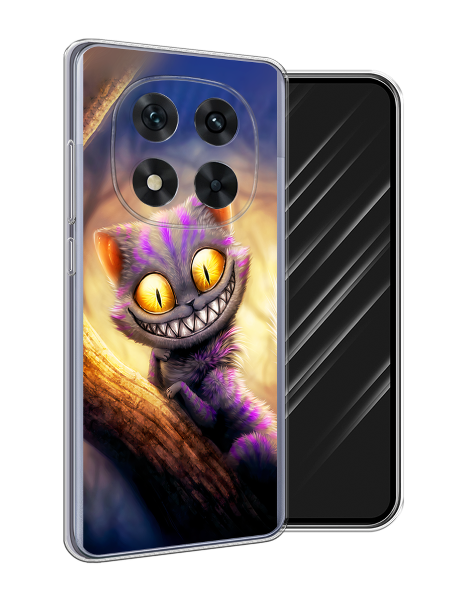 

Чехол Awog на Xiaomi Redmi Note 14 Pro 5G "Cheshire Cat", Фиолетовый;желтый, 323950-1