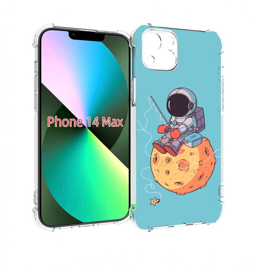 

Чехол MyPads астронавт ловит звезду для iPhone 14 Plus (6.7), Прозрачный, Tocco