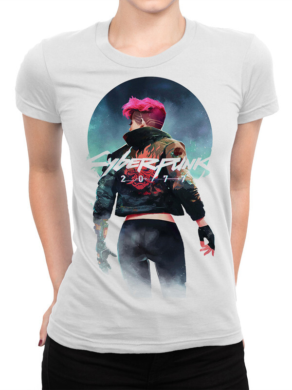 фото Футболка женская design heroes киберпанк белая xl