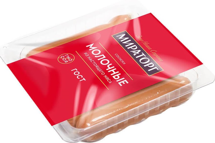 

Сосиски Мираторг молочные, в вакууме, 200 г