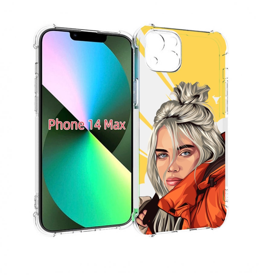 

Чехол MyPads билли-айлиш-в-куртке для iPhone 14 Plus (6.7), Прозрачный, Tocco