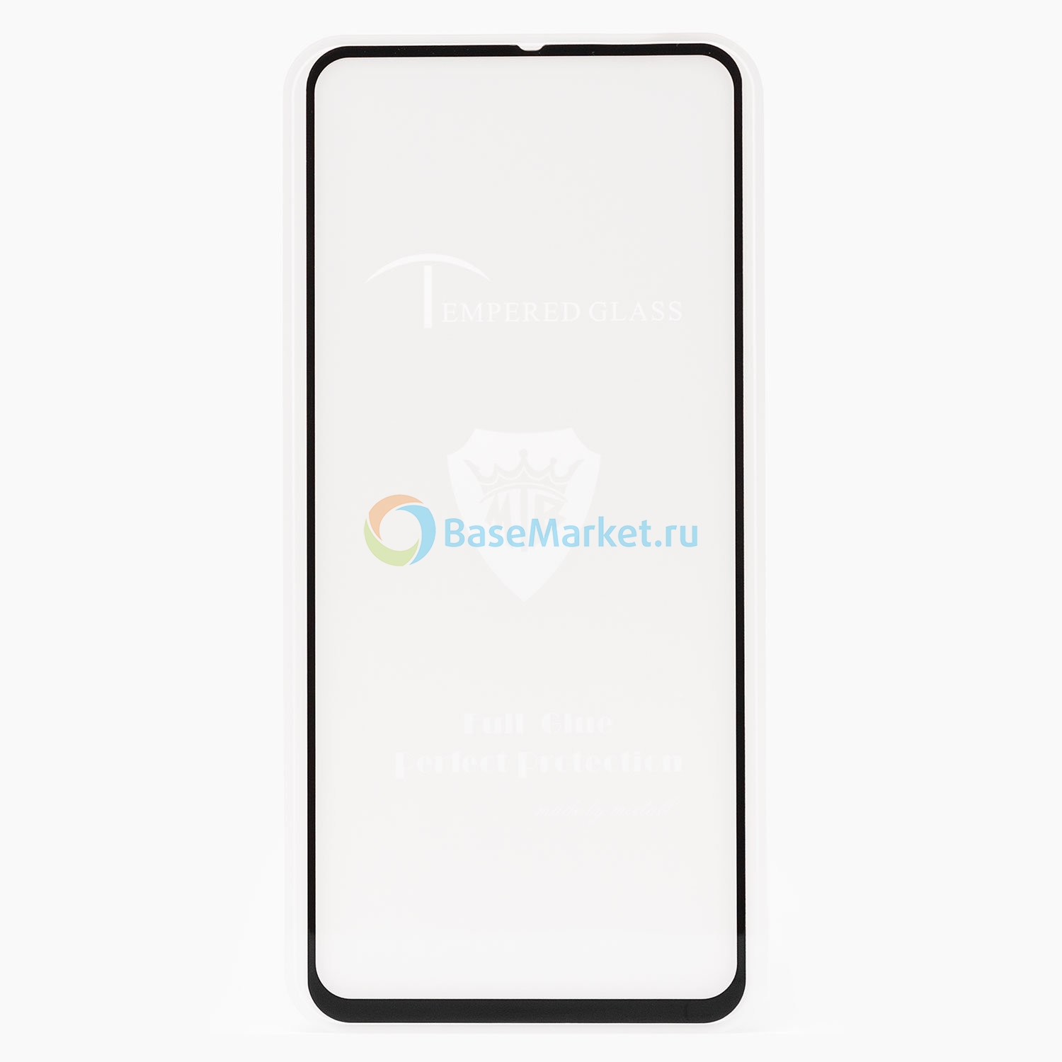 

Защитное стекло для Xiaomi Redmi Note 9S с рамкой, черный (в упаковке)