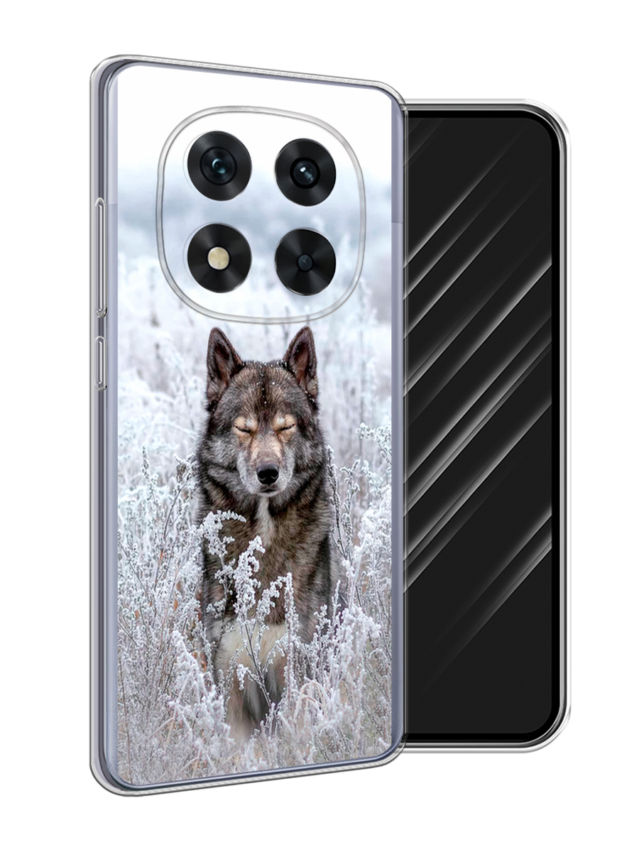

Чехол Awog на Xiaomi Redmi Note 14 Pro 5G "Волк в поле", Белый;черный, 323950-1