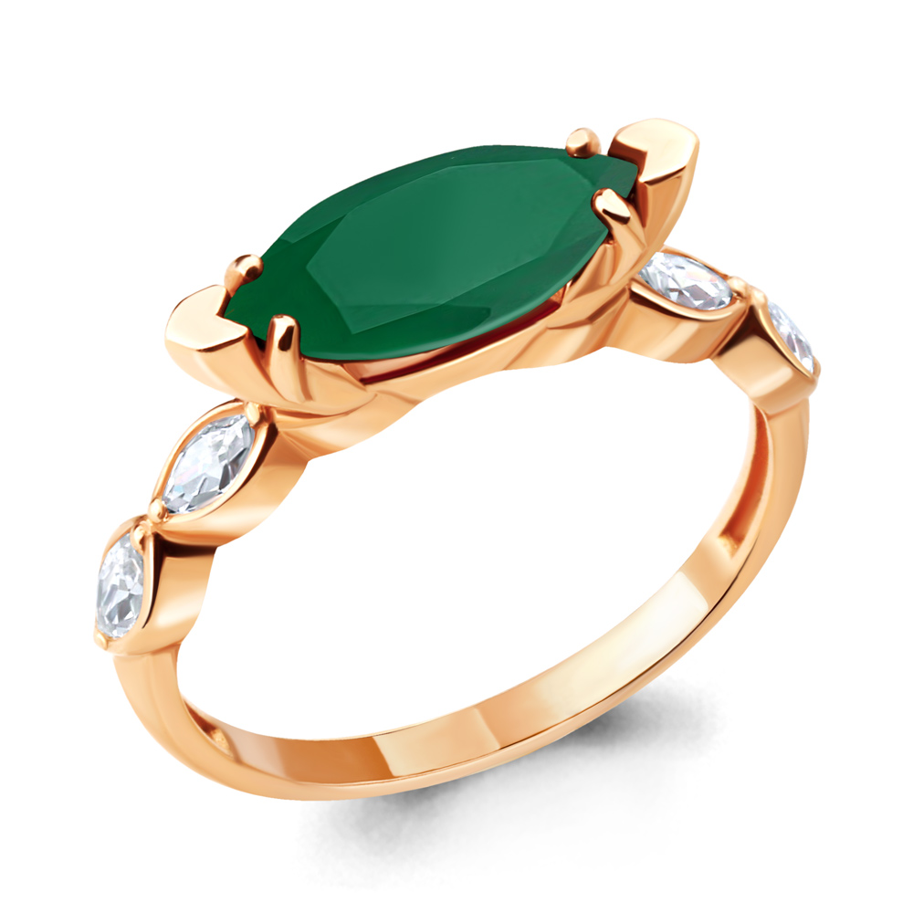 

Кольцо из серебра с агатом р. 19,5 Aquamarine 6900909_925_з, 6900909_925_з