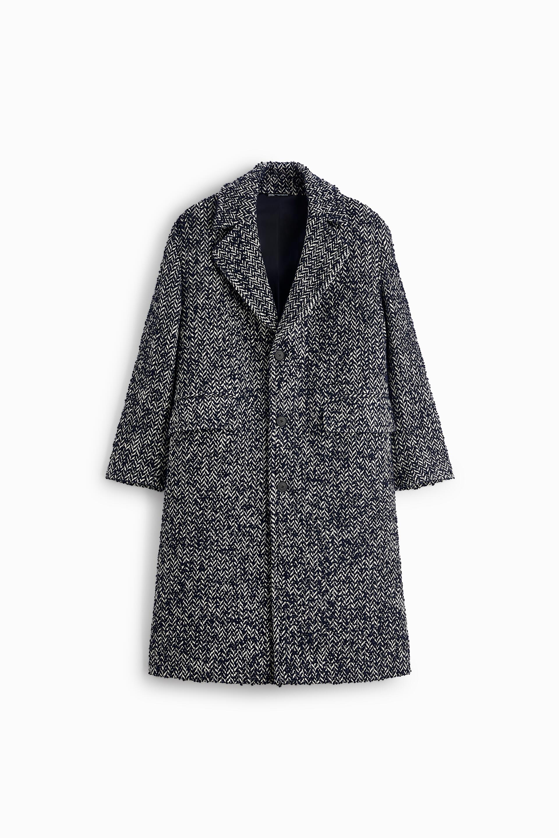 

Пальто мужское ZARA 06583495 синее L/XL (доставка из-за рубежа), 06583495