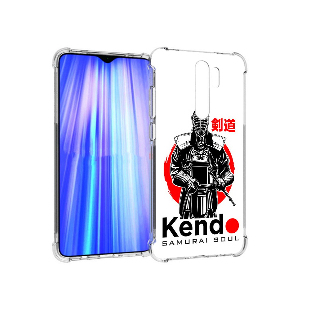 

Чехол MyPads Tocco для Xiaomi Redmi Note 8 Pro рисованый самурай (PT135544.276.581), Прозрачный, Tocco