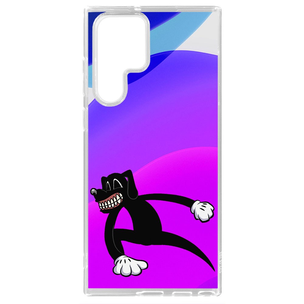 фото Чехол-накладка krutoff clear case хаги ваги - картун дог для samsung galaxy s22 ultra