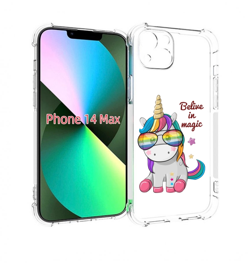 

Чехол MyPads верю-в-магию детский для iPhone 14 Plus (6.7), Прозрачный, Tocco