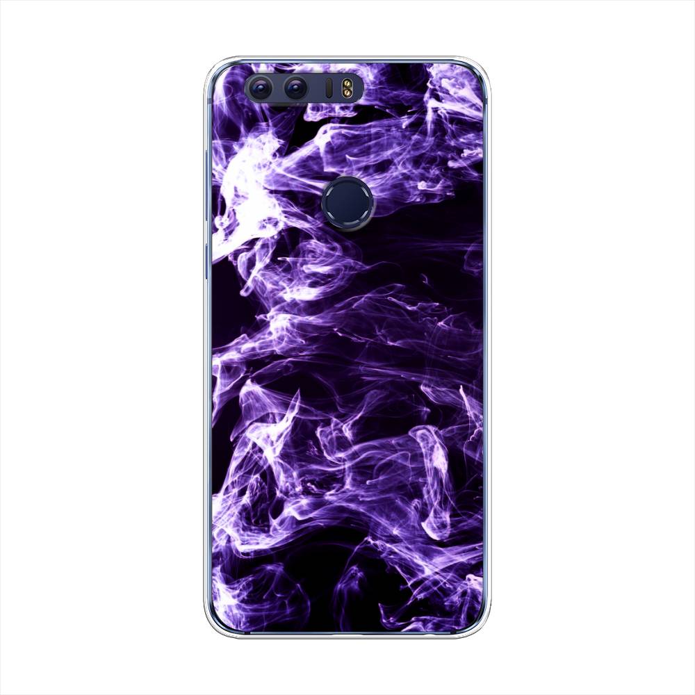 

Чехол на Honor 8 "Фиолетовый дым", Фиолетовый;белый;черный, 60950-3