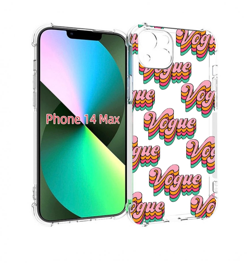 

Чехол MyPads вогуе для iPhone 14 Plus (6.7), Прозрачный, Tocco