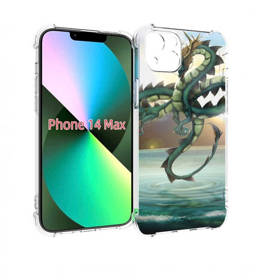 

Чехол MyPads водяной-дракон для iPhone 14 Plus (6.7), Прозрачный, Tocco