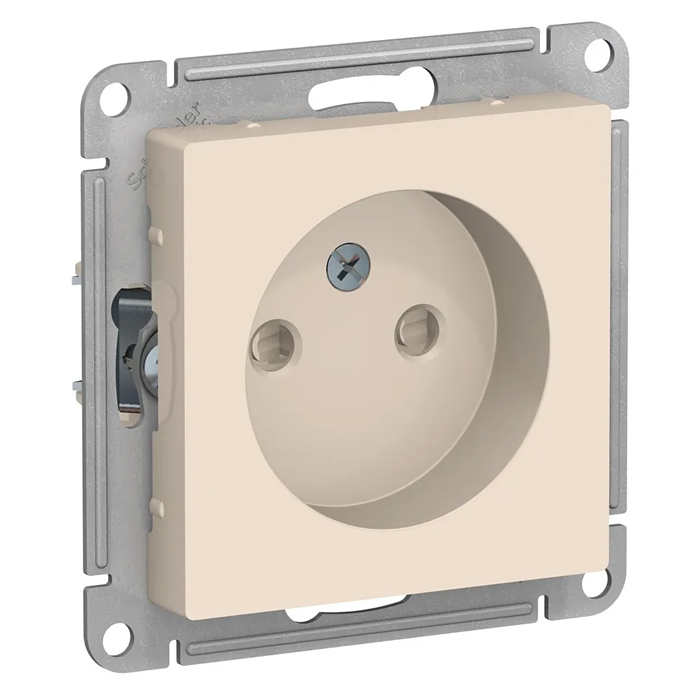 

Розетка Systeme Electric ATN000249, 2шт, Бежевый