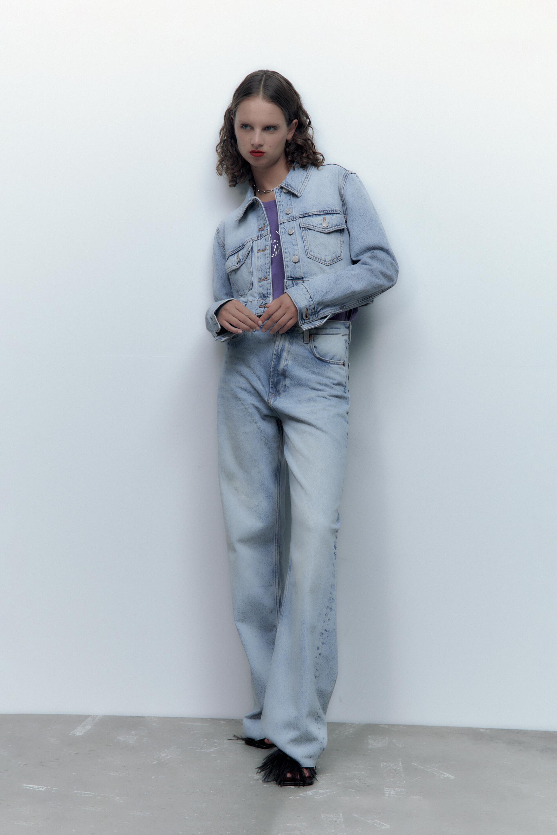 

Джинсы женские ZARA 06688223 синие 34 EU (доставка из-за рубежа), 06688223