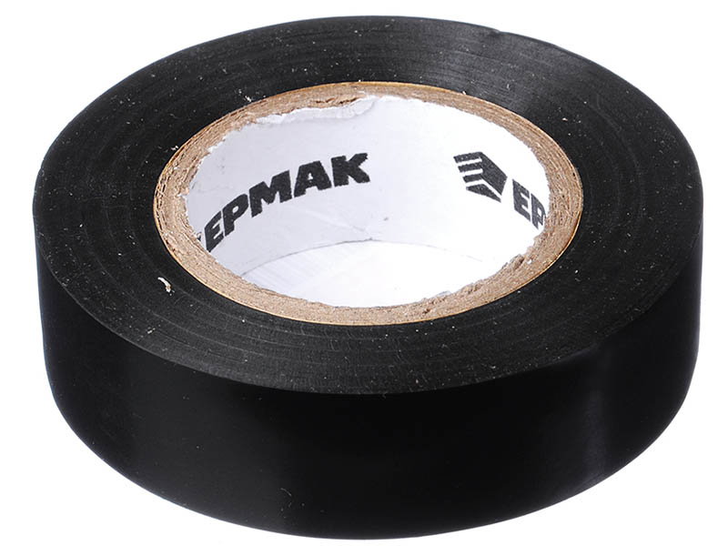 фото Изолента изолента ермак 19mm x 18m black 672-032