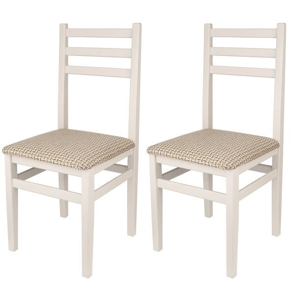 

Комплект стульев KETT-UP ECO LUKAS (ЛУКАС) белые, массив бука, 2шт, LUKAS