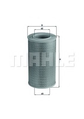 

Фильтр воздушный MAHLE/KNECHT LX496