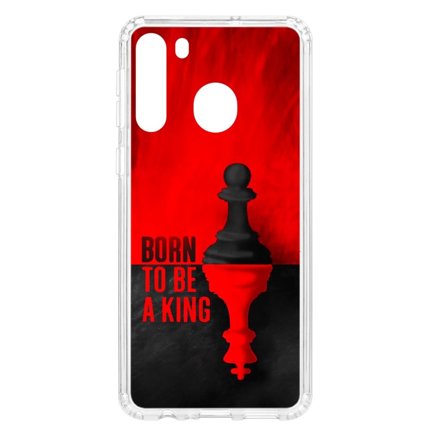 фото Чехол на samsung galaxy a21 kruche print born to be a king кruче