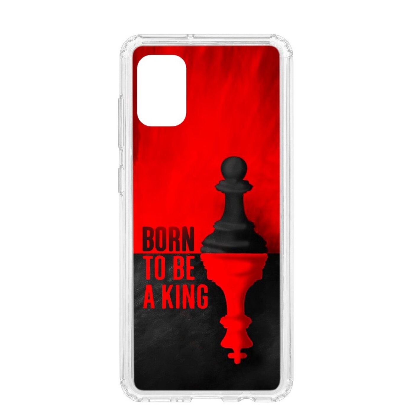 фото Чехол на samsung galaxy a31 kruche print born to be a king кruче