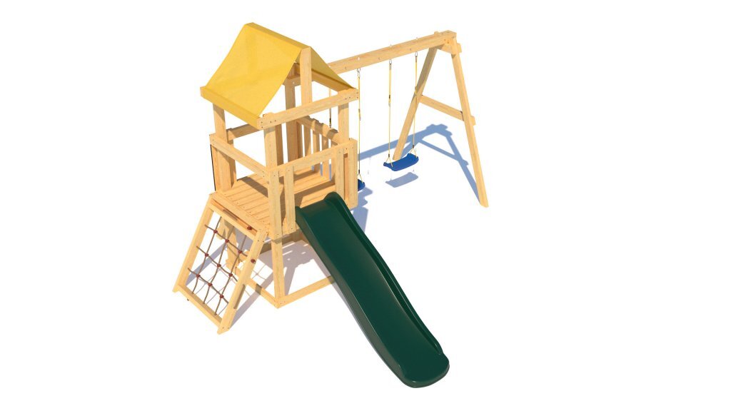 

Детская деревянная игровая площадка для улицы дачи CustWood Junior J6, J6