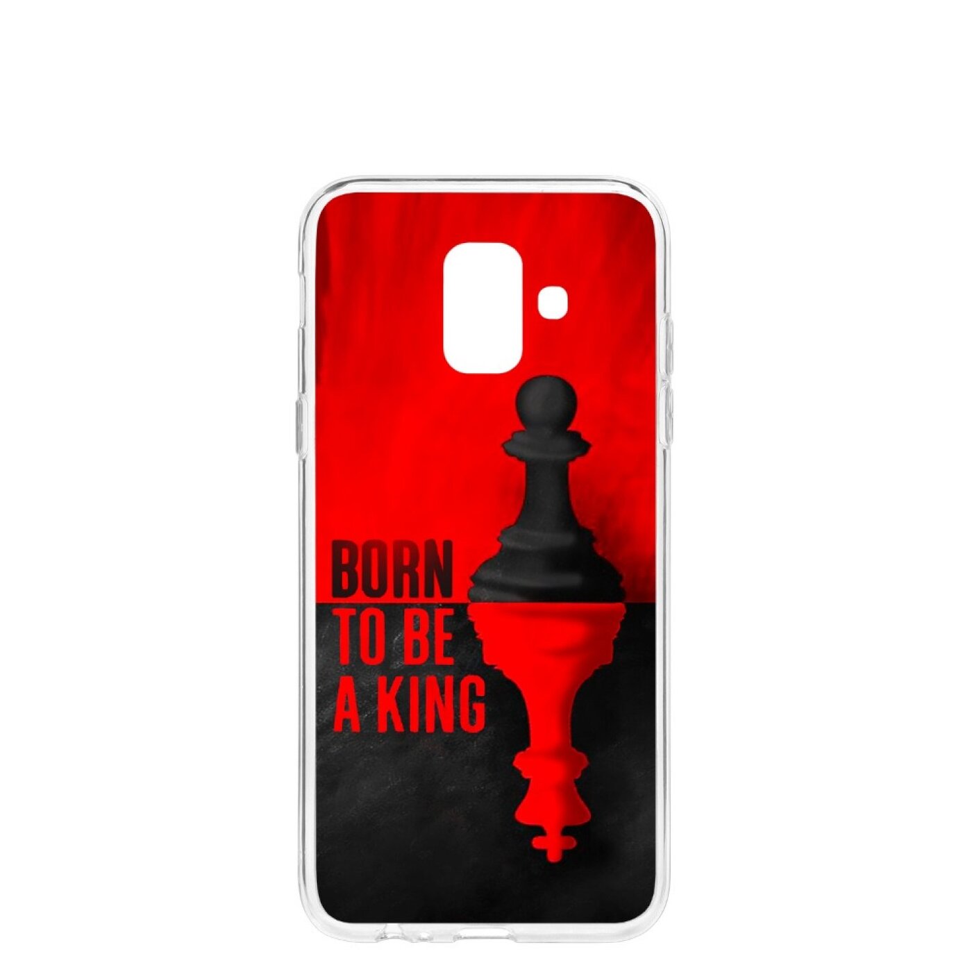 фото Чехол на samsung galaxy a6 (2018) a600f kruche print born to be a king 1 кruче