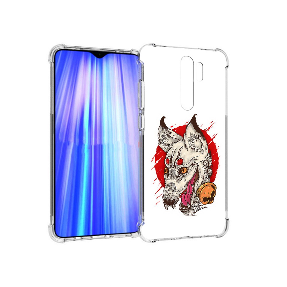 

Чехол MyPads Tocco для Xiaomi Redmi Note 8 Pro страшная собака (PT135544.276.627), Прозрачный, Tocco