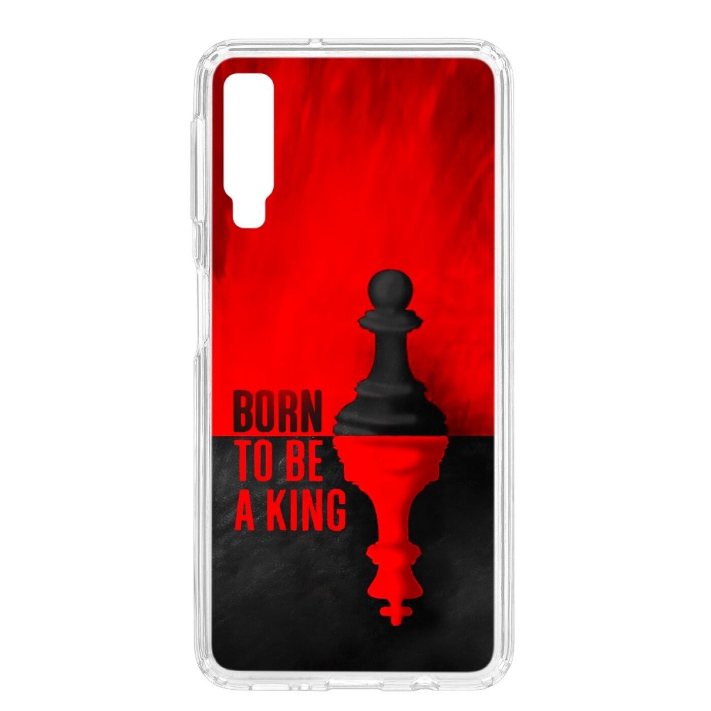 фото Чехол на samsung galaxy a7 (2018) a750 kruche print born to be a king кruче