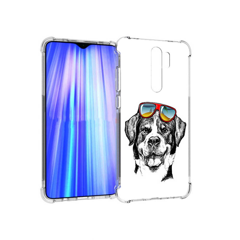 

Чехол MyPads Tocco для Xiaomi Redmi Note 8 Pro счастливая собака (PT135544.276.631), Прозрачный, Tocco