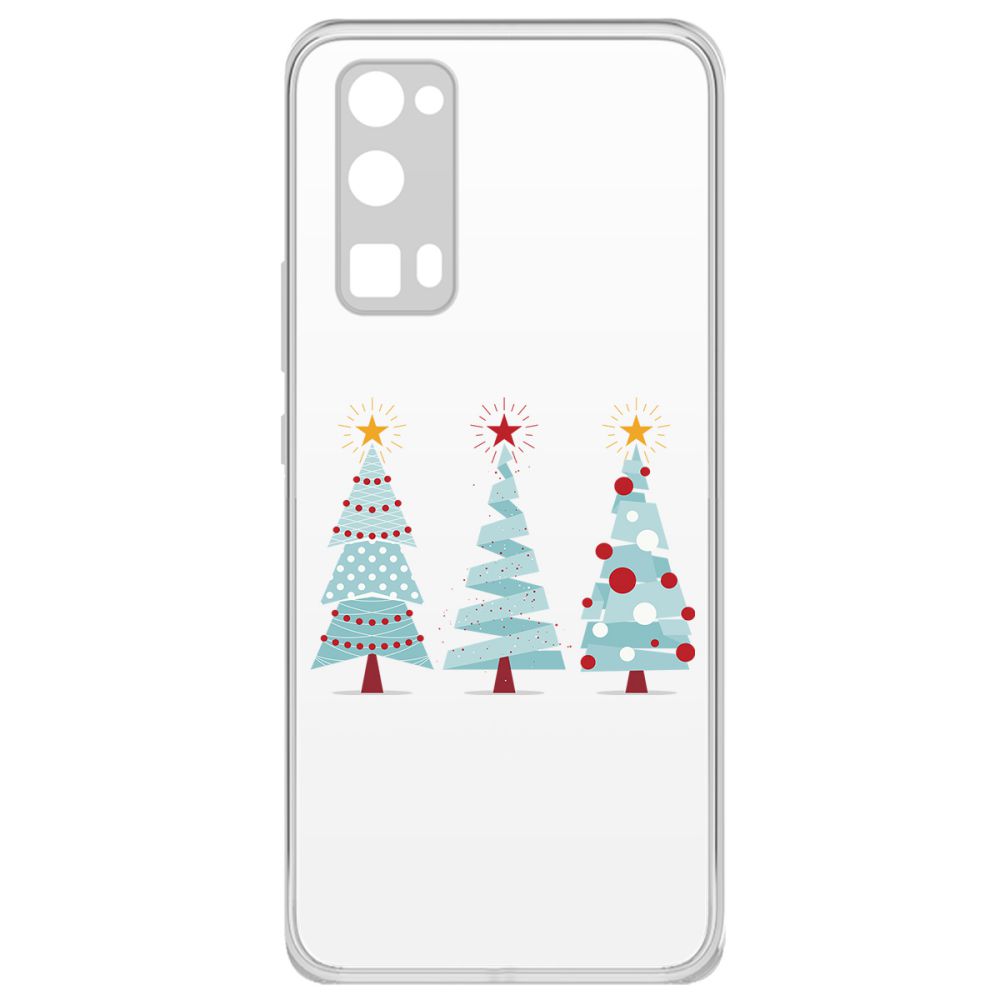 фото Чехол-накладка krutoff clear case новоёлка для honor 30 pro+/30 pro