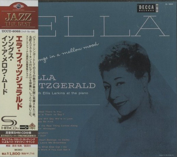 Ella Fitzgerald With Ellis Larkins ?– Ella - Songs In A Mellow Mood (1 CD)