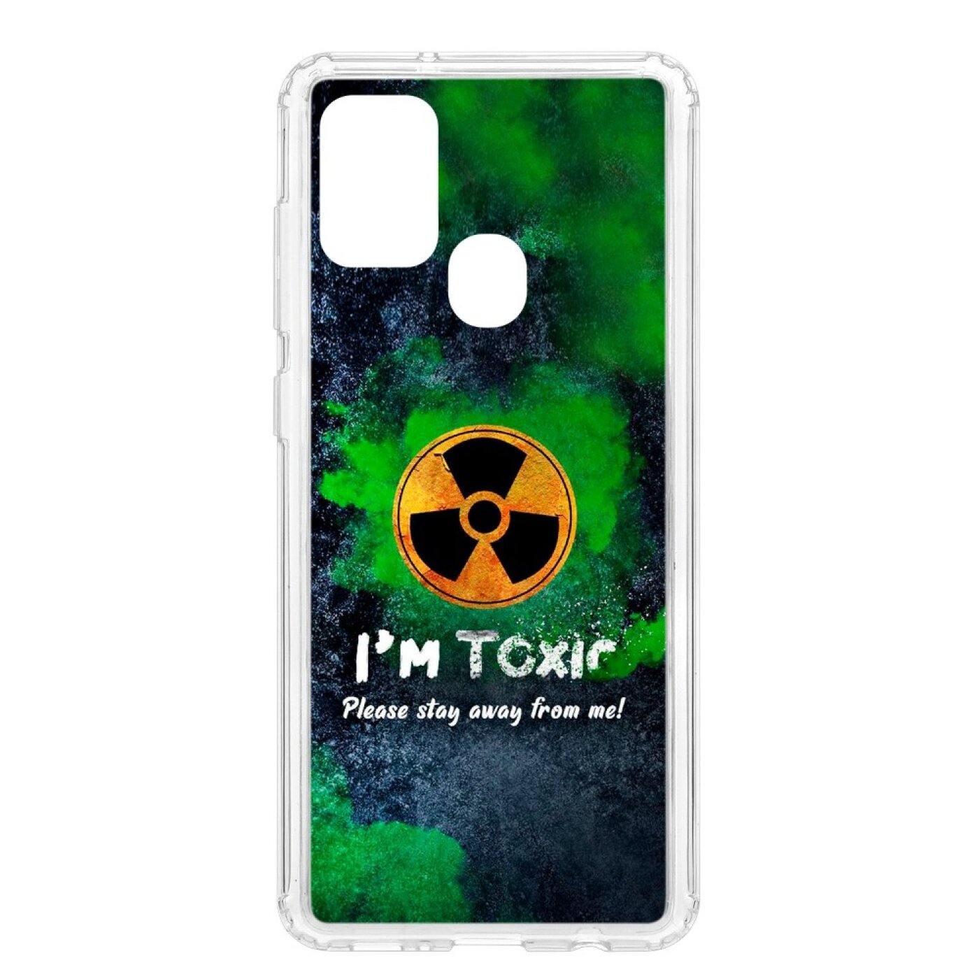 фото Чехол на samsung galaxy a21s kruche print toxic кruче