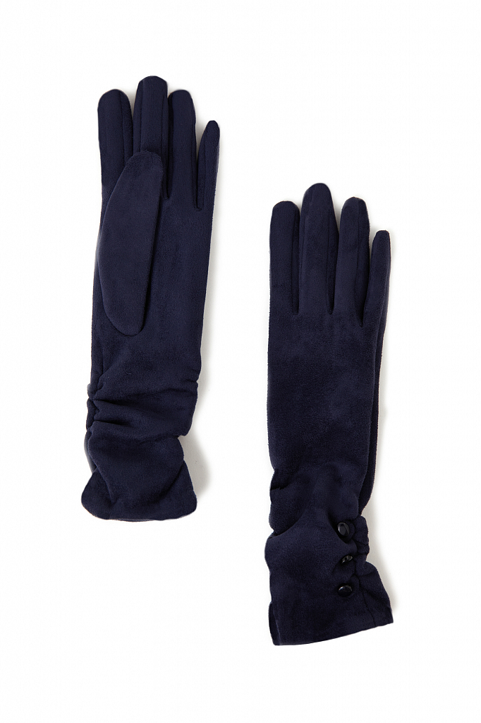 Перчатки женские Finn Flare FAB11311 темно-синий 8